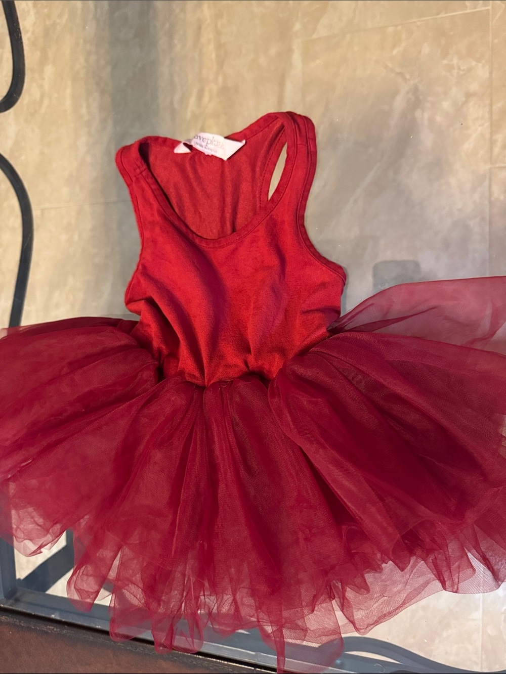 Red Tulle Ballet Tutu Dress by iloveplum